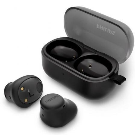 Auriculares Bluetooth Philips TAT2149 con estuche de carga/ Autonomía 6h/ Negros - Frikibase