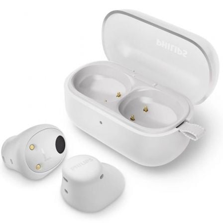 Auriculares Bluetooth Philips TAT2149 con estuche de carga/ Autonomía 6h/ Blancos - Frikibase