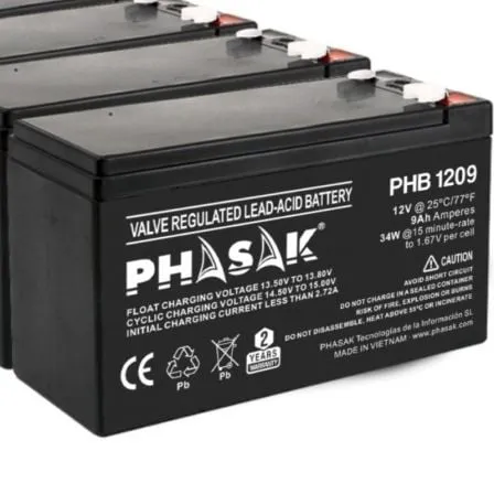 Batería Phasak PHB 1209 compatible con SAI/UPS PHASAK según especificaciones - Frikibase