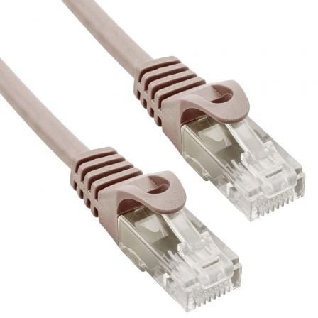 Cable de Red RJ45 UTP Phasak PHK 1652 Cat.6/ 25cm/ Gris - Frikibase