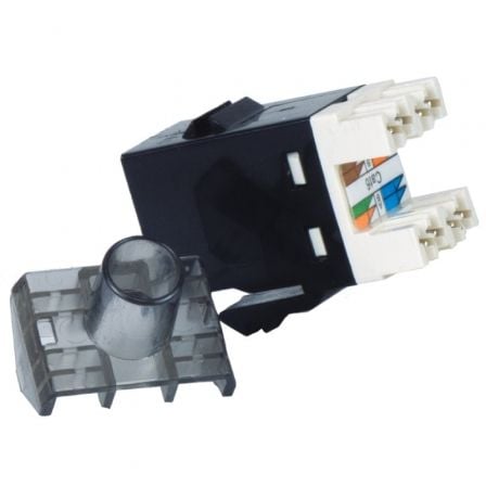 Conector RJ45 Phasak SD 3018 Cat.6 UTP/ Negro - Frikibase