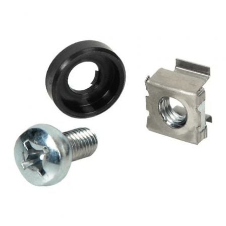 Kit de tornillos para rack Phasak PP 9100/ 10 unidades/ Incluye Tornillos + Tuercas + Arandelas - Frikibase