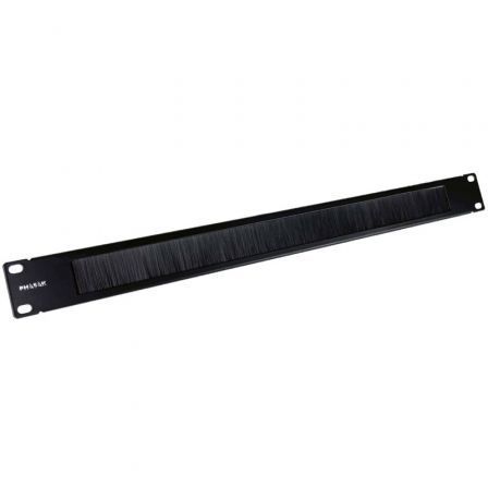 Panel Guía Cables con Cepillo para Rack 19" Phasak PA 1901/ Altura 1U - Frikibase
