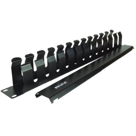 Panel Guía Cables con Tapa para Rack 19" Phasak PA 5095/ Altura 1U - Frikibase
