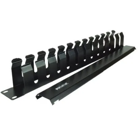 Panel Guía Cables con Tapa para Rack 19" Phasak PA 5095/ Altura 1U - Frikibase
