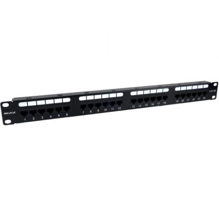 Patch Panel Phasak PU 2421/ 24 Puertos/ Cat.6A/ Altura 1U - Frikibase