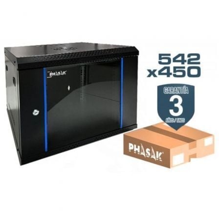Armario Rack Mural Desmontado Phasak PHO 2207D/ 19"/ Altura 7U - Frikibase