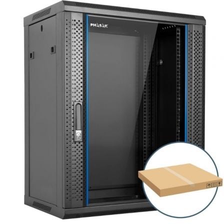 Armario Rack Mural Desmontado Phasak PHO 2216D/ 19"/ Altura 16U - Frikibase