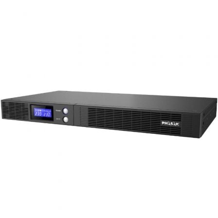 SAI Línea Interactiva Phasak Protekt Slim Rack/ 1500VA-900W/ 4 Salidas/ Formato Rack - Frikibase
