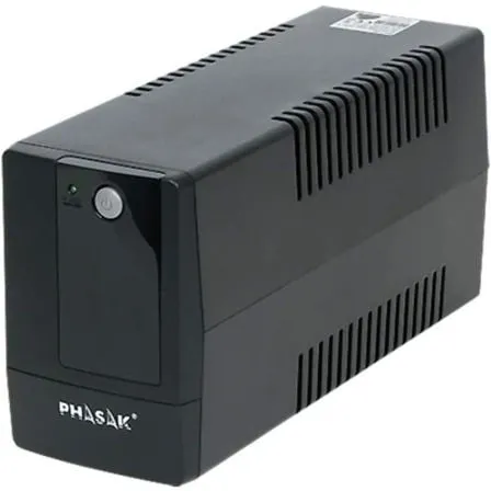 SAI Línea Interactiva Phasak Basic Interactive 600 VA/ 600VA-360W/ 2 Salidas/ Formato Torre - Frikibase