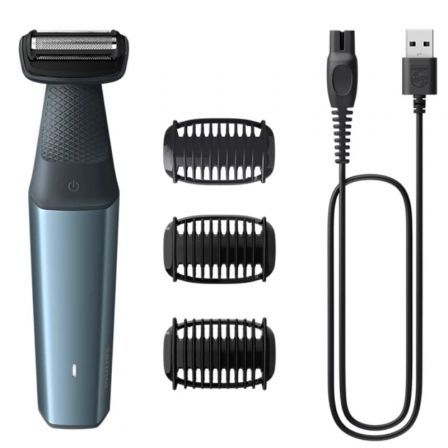 Afeitadora Philips Bodygroom Series 3000 BG3027/ con Batería/ 3 Accesorios - Frikibase