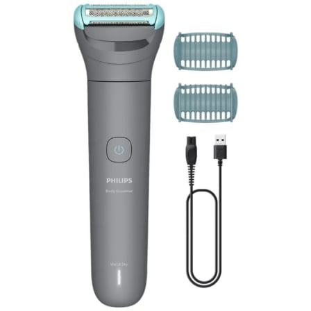 Cortabarbas Philips Beardtrimmer series 3000 BG3480/15/ con Batería/ 2 Accesorios - Frikibase