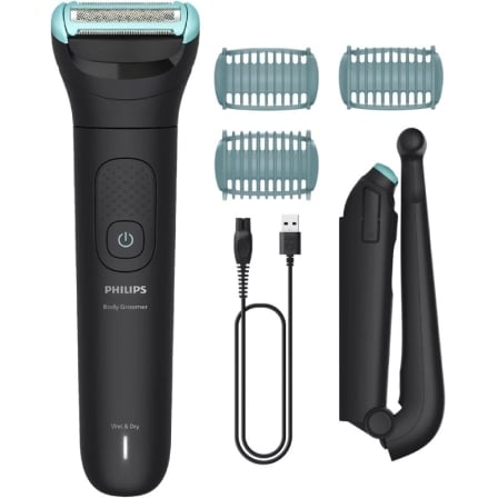 Cortabarbas Philips Beardtrimmer series 5000 BG5475/15/ con Batería/ 4 Accesorios - Frikibase