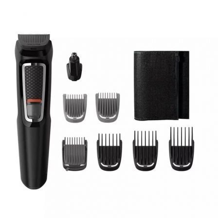 Cortapelos 8 en 1 Philips Multigroom Series 3000 MG-3730/15/ con Batería/ 11 Accesorios - Frikibase
