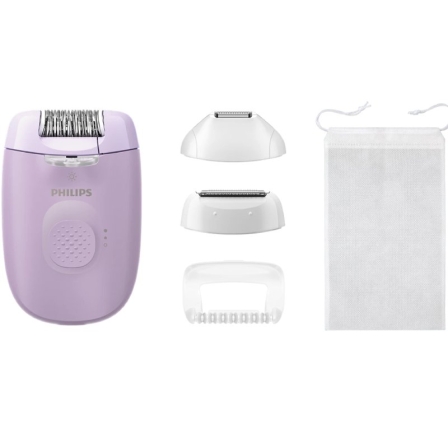 Depiladora Philips Epilator Series 4000 BRE257/ con Batería/ 4 Accesorios - Frikibase