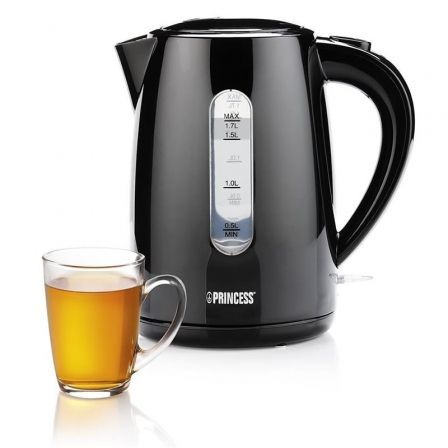 Hervidor de Agua Princess 236017 Black Style/ 2200W/ Capacidad 1.7L - Frikibase