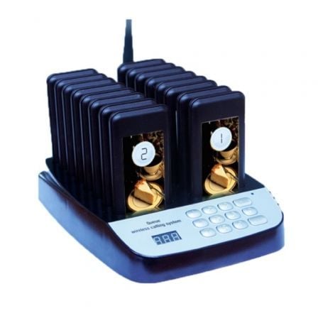 Kit Avisador de Clientes Premier Efficent-Customer/ 16 Receptores / Base de Carga - Frikibase