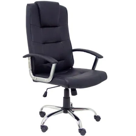 Silla de Oficina Piqueras y Crespo Guadalimar Similpiel 280DBSPNE/ Negro - Frikibase