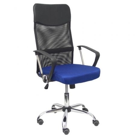 Silla de Oficina Piqueras y Crespo Gontar 31BM8403D229CRRP/ Azul y Negra - Frikibase