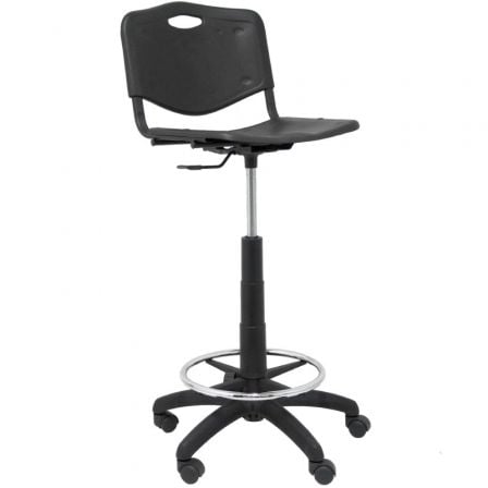 Taburete Piqueras y Crespo Robledo PVC T26GNI840RN/ Negro - Frikibase