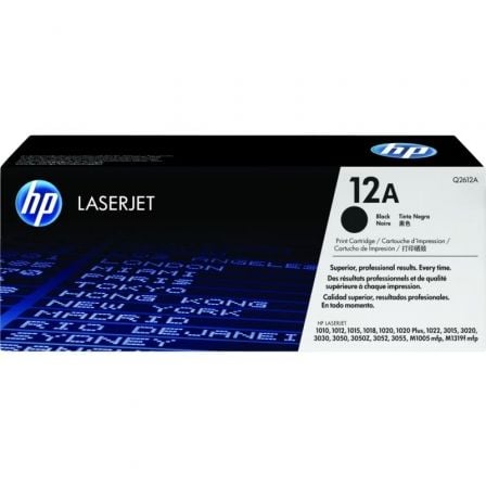 Tóner Original HP nº12A/ Negro - Frikibase