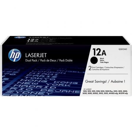 Tóner Original HP nº12A Multipack/ 2x Negro - Frikibase