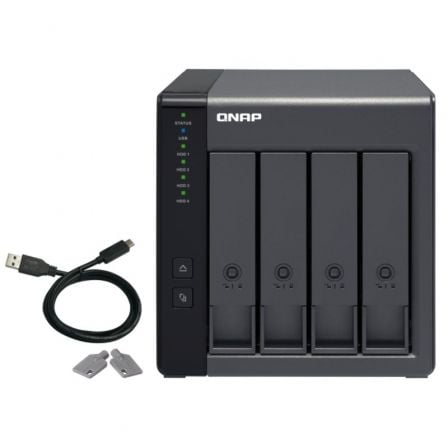 DAS QNAP TR-004/ 4 Bahías 3.5"- 2.5"/ Formato Torre - Frikibase