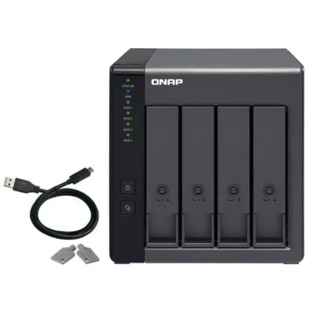 DAS QNAP TR-004/ 4 Bahías 3.5"- 2.5"/ Formato Torre - Frikibase