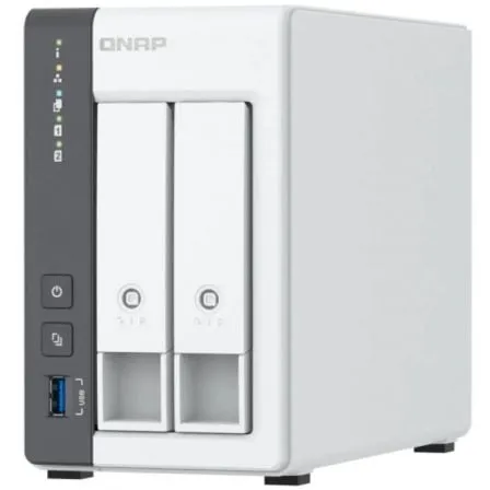 NAS QNAP TS-216G/ 2 Bahías 3.5"- 2.5"/ 4GB DDR4/ Formato Torre - Frikibase