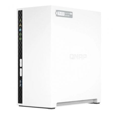 NAS QNAP TS-233/ 2 Bahías 3.5"- 2.5"/ 2GB DDR4/ Formato Torre - Frikibase