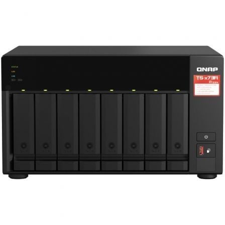 NAS QNAP TS-873A/ 8 Bahías 3.5"- 2.5"/ 8GB DDR4/ Formato Torre - Frikibase