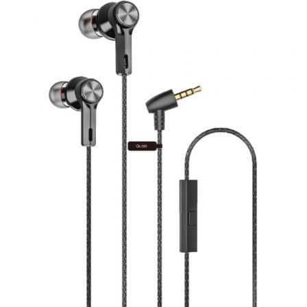 Auriculares Intrauditivos Qubo EB-100/ con Micrófono/ Jack 3.5/ Grises - Frikibase