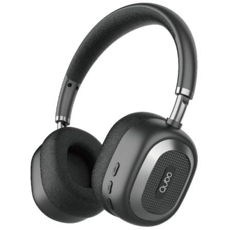Auriculares Inalámbricos Qubo HD-100/ con Micrófono/ Bluetooth/ Negros - Frikibase