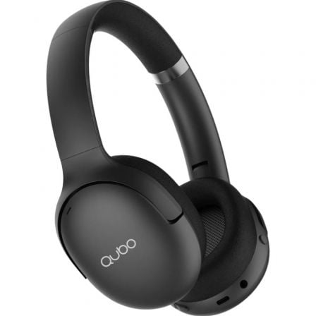 Auriculares Inalámbricos Qubo HD-400/ con Micrófono/ Bluetooth/ Negros - Frikibase