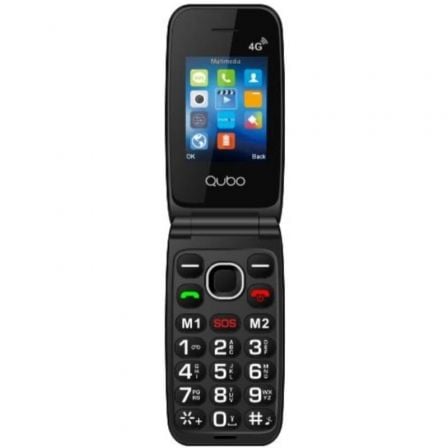 Teléfono Móvil Qubo NEO2 NW BK 4G para Personas Mayores/ Negro - Frikibase
