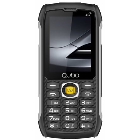 Teléfono Móvil Rugerizado Qubo ST-002 para Personas Mayores/ Negro - Frikibase