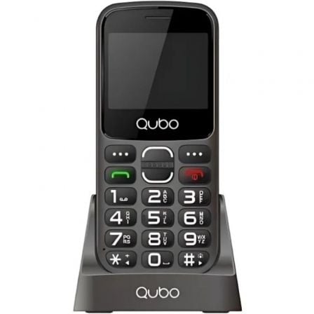 Teléfono Móvil Qubo X-230BKC 4G para Personas Mayores/ Negro - Frikibase