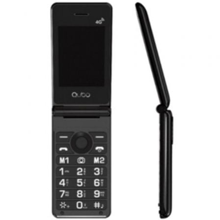 Teléfono Móvil Qubo X-28 4G para Personas Mayores/ Negro - Frikibase