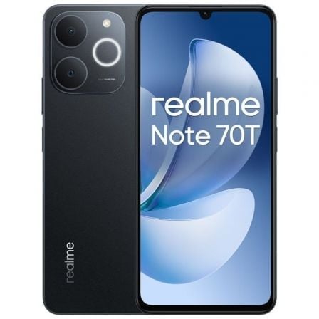 Smartphone Realme Note 70T 4GB/ 256GB/ 6.74"/ Negro Obsidiana - Frikibase