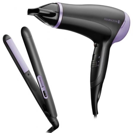 Pack Secador y Plancha para el Pelo Remington Style Essentials - Frikibase