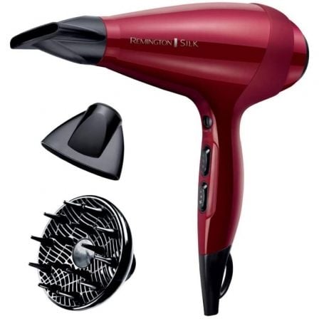 Secador Remington Silk Dryer AC9096/ 2400W/ Iónico/ Rojo - Frikibase