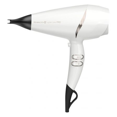 Secador Remington SuperCare Pro 2200 AC7200W/ 2200W/ Iónico/ Blanco - Frikibase
