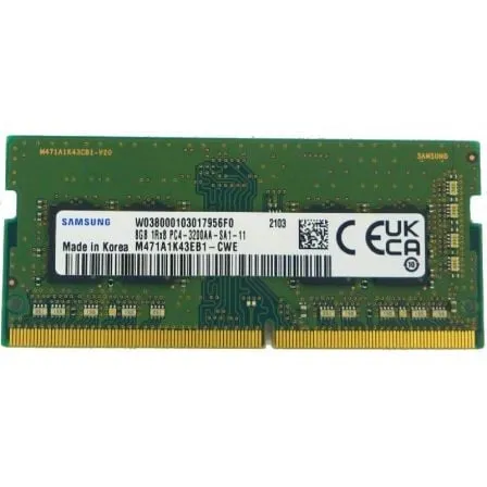 Memoria RAM Samsung M471A1K43EB1-CWE 8GB/ DDR4/ 3200MHz/ SODIMM - Frikibase