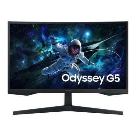 Monitor Gaming Curvo Samsung Odyssey G5 S27CG552EU 27"/ QHD/ 1ms/ 165Hz/ VA/ Negro - Frikibase