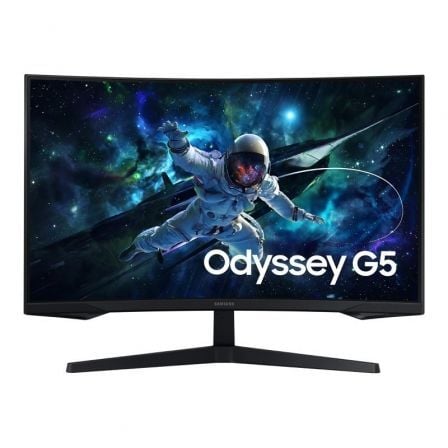Monitor Gaming Curvo Samsung Odyssey G5 S27CG554EU 27"/ QHD/ 1ms/ 165Hz/ VA/ Negro - Frikibase