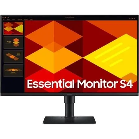 Monitor Profesional Samsung Essential Monitor S4 S27D400GAU/ 27"/ Full HD/ Regulable en altura/ Negro - Frikibase