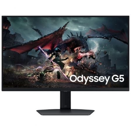 Monitor Gaming Samsung Odyssey G5 S27DG500EU 27"/ QHD/ 1ms/ 180Hz/ IPS/ Regulable en altura/ Negro - Frikibase