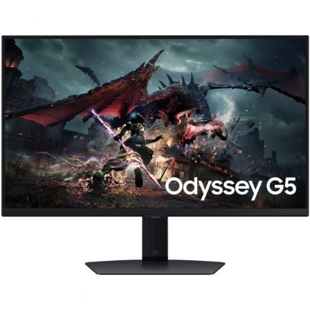 Monitor Gaming Samsung Odyssey G5 G50D S27DG502EU 27"/ QHD/ 1ms/ 180Hz/ IPS/ Regulable en Altura/ Negro - Frikibase