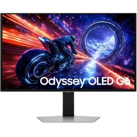Monitor Gaming Samsung Odyssey OLED G6 G60SF S27FG602SU 27"/ QHD/ 0.03ms/ 500Hz/ QD-OLED/ Regulable en altura/ Plata - Frikibase