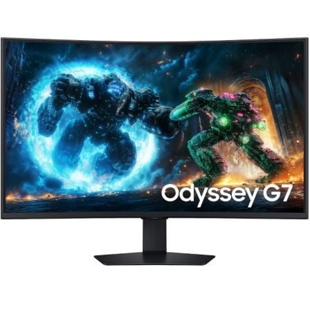 Monitor Gaming Curvo Samsung Odyssey G7 G75F 37"/ 4K/ 1ms/ 165Hz/ VA/ Regulable en altura/ Negro - Frikibase